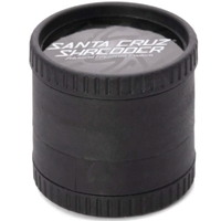 Santa Cruz Shredder 4-Piece Hemp Grinder - Black