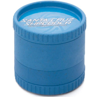 Santa Cruz Shredder 4-Piece Hemp Grinder - Blue