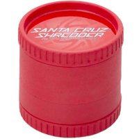 Santa Cruz Shredder 4-Piece Hemp Grinder - Red