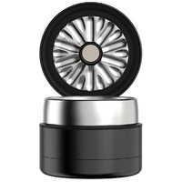 Flower Mill Next Gen Premium 2.0" Stainless Series Mill/Grinder - Black