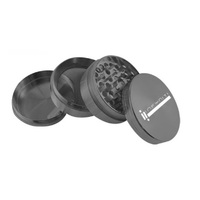 Infyniti 2.5" 4-Piece Zinc Grinder - Gunmetal Grey