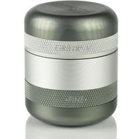 Kannastor Mini Grinder - Matte Silver and Gunmetal