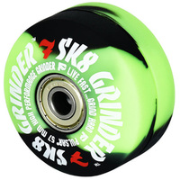 Pulsar 3-Piece 2.2"' SK8 Grinder Swirl UV Reactive Colours - Green/Black