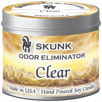 Skunk Smoke Odor Eliminator 5oz Soy Candle - Clear