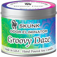 Skunk Smoke Odor Eliminator 5oz Soy Candle - Groovy Daze 