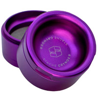 Stache Products 2.5" 4pc Grynder w/ Bowl Top - Purple